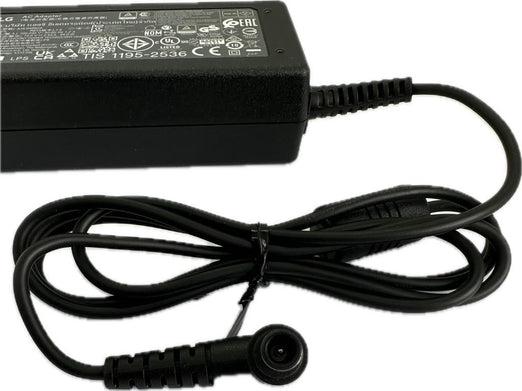 Fonte de alimentação externa para TV e Monitor LG (19 V, 2,53 A, cabo de alimentação não incluído, preto) -Eay64569201