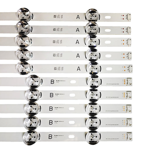 Kit 10 Barras Led Tv LG 50lb5600 50lb6500 - AGF78401301