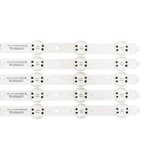 Kit 5 Barras Led Tv LG 65um7520 65um7650 65um761 - AGM76931001