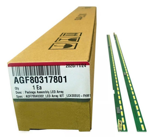 Kit Barras Led Tv LG 43lf5700 43lf6350 43lx341c 43UF6800 43UF6750 - Agf80317801